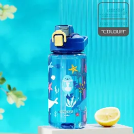 All toddlers will love this attractive cartoon water bottle.(500ml-Navy Blue)