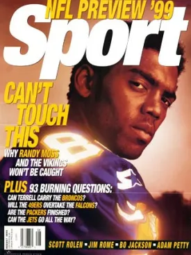 August 1999 Sport Cover (Randy Moss, Minnesota Vikings)