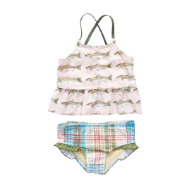 Baby Girls Joy Tankini - Pink Rainbow Trout