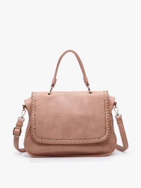 Cricket Studded Hobo Bag - Mauve