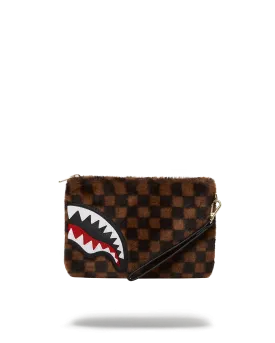 FURRR SHARKS IN PARIS CROSSOVER CLUTCH