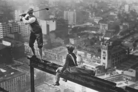 Golf Atop a Skyscraper