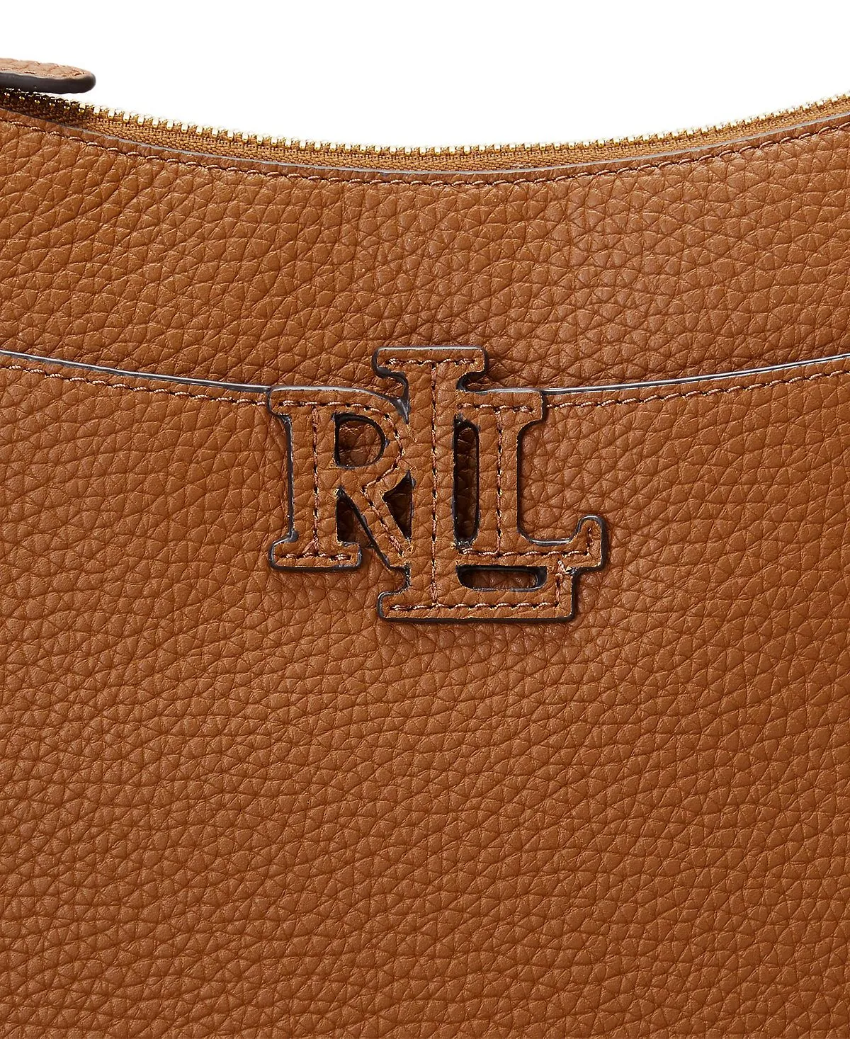 Lauren Ralph Lauren Cameryn Small Pebbled Leather Shoulder Bag