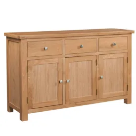 Manor Collection Dorset Oak 3 Door Sideboard