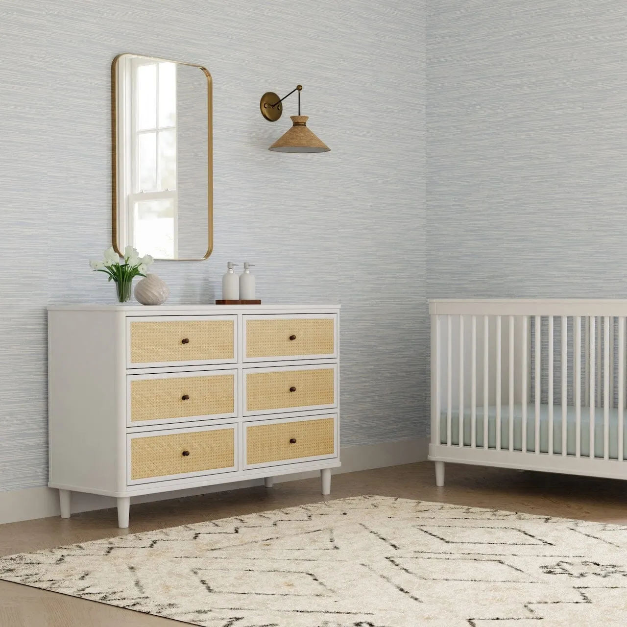 Namesake Marin with Cane 6 Drawer Assembled Dresser