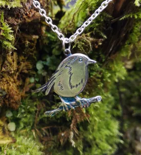 Robin Red Breast Pendant, An Spideog